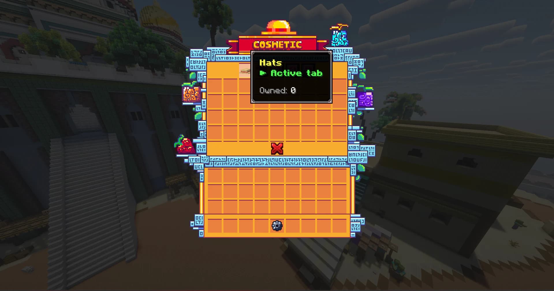 New Cosmetic System hats interface in Lostpiece
