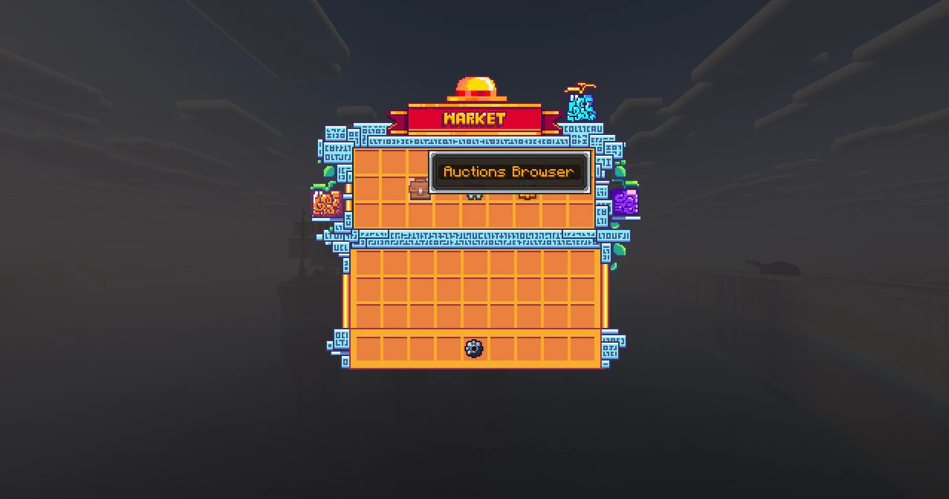 Updated Market auctions browser interface in Lostpiece